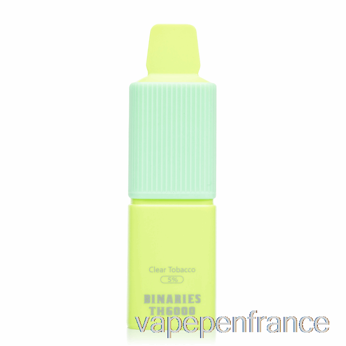 Horizon Binaires Th6000 Stylo Vape De Tabac Transparent Jetable